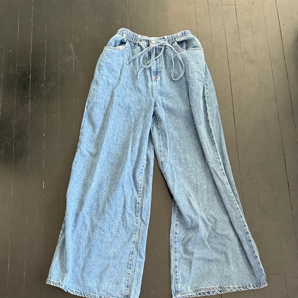 Vici Wide Leg Light Blue Women’s Jeans